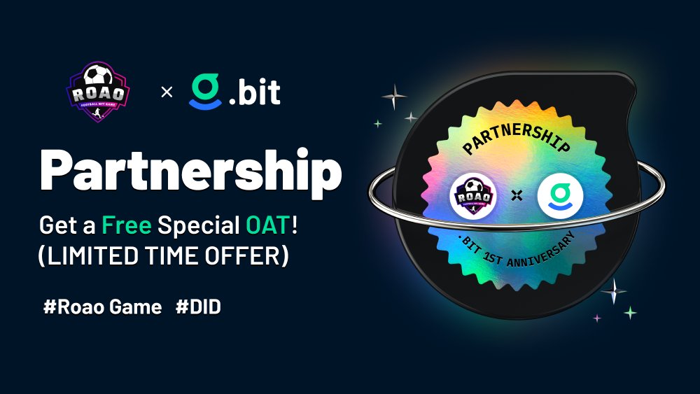 DIDbased's tweet photo. Roao Game @RoaoGame ✖️ .bit Partnership 
🎉Happy @dotbitHQ 1st anniversary 

🗓️ End: Aug 19
🎁 Partnership #OAT*4,000 #Giveaway 

✅ Complete tasks: https://t.co/YmLqjHa0CM
✨Claim #OAT: https://t.co/L6d8W6UqAa

@cctip_com rewards NWoXye

#BNBChain #Game #Defi #Airdrops #DID #NFT https://t.co/yScTShm9M5