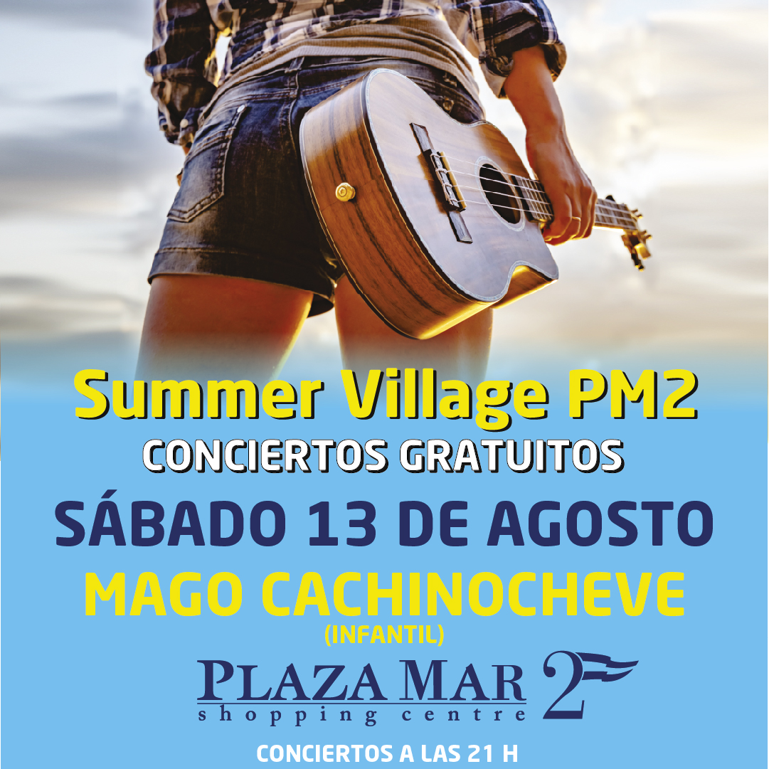 Despedimos los #conciertos y eventos del #verano en #PlazaMar con un espectáculo que les encanta a los más pequeños. La #magia. Mañana a las 20h, estará el #mago #Cachinocheve 🧙 ✨ con nosotros. Anímate y deja a los más pequeños con la boca abierta. ¡Os esperamos!