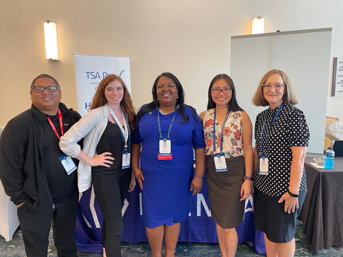 IDEMIA_PS's tweet photo. Congrats to @ALPFA on 50 years and a great #ALPFACon! IDEMIA’s Enna Jimenez, Teresa Wu and our PreCheck Enrollment Services Team, had a great time connecting with ALPFA members, celebrating ALPFA leadership and bringing #TSAPreCheck enrollment to ALPFA members. #ALPFA50 https://t.co/3MBEGcU4l2