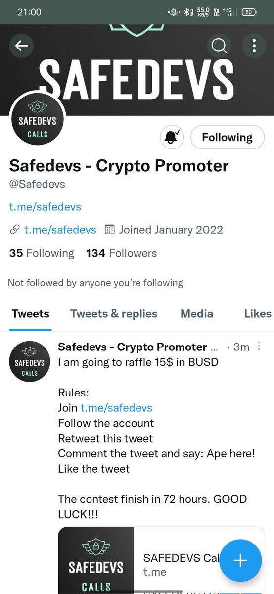 crypto_wagnor's tweet photo. @Safedevs Ape here #safedev https://t.co/JXXCwSY0iq