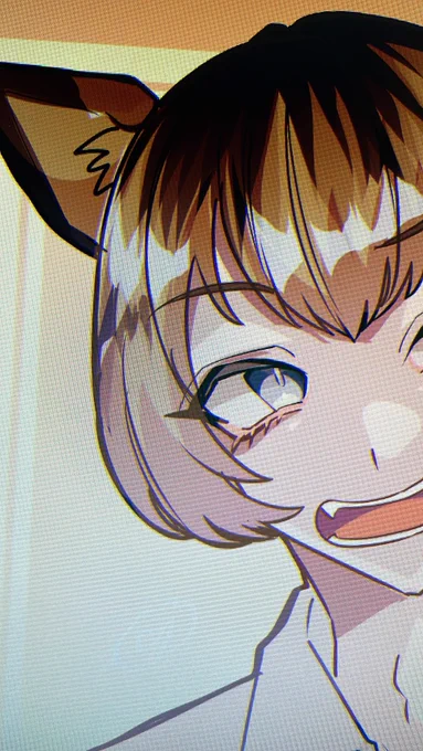 コンプしたからファンアート描いてる〜 