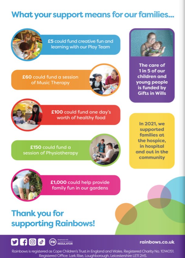 Our President Sue Hull is proud to support <a href="/RainbowsHospice/">Rainbows Hospice</a> as her charity of the year.
