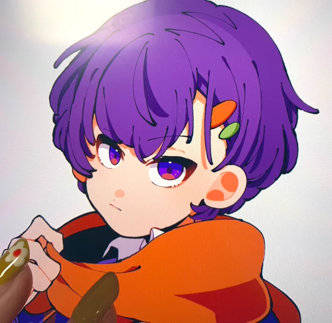 立ち絵清書中なんだけどヒナタきみほんと可愛いな〜〜〜〜〜〜!!! 