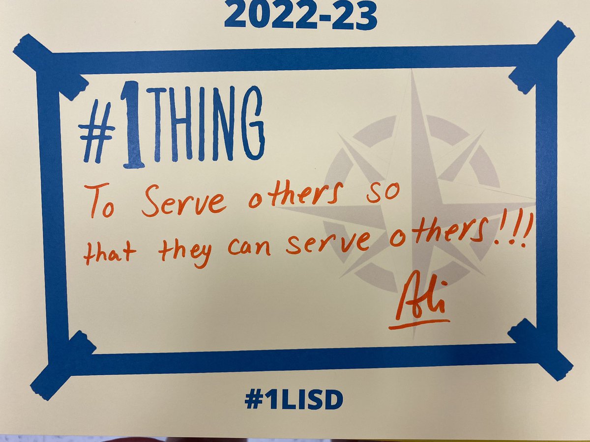 READY TO SERVE!!!#1LISD #1THING