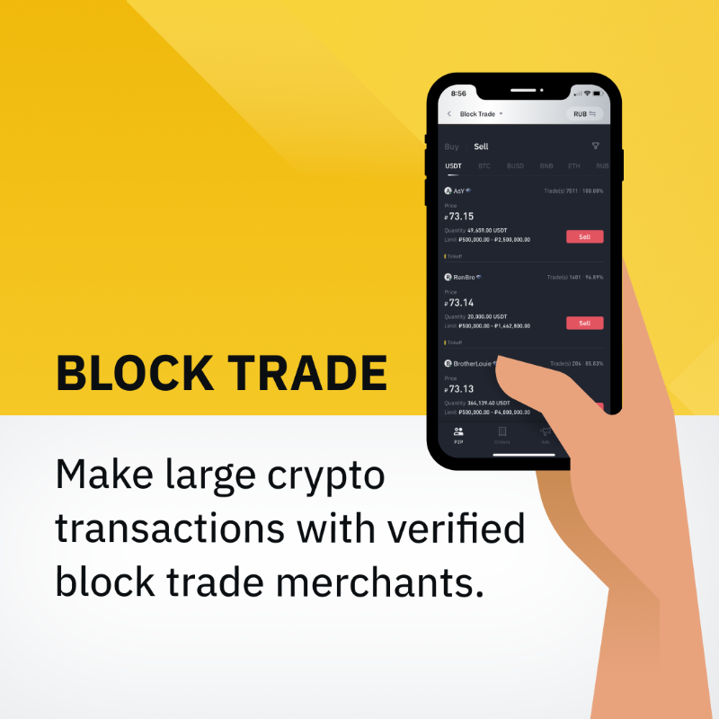 binance's tweet photo. Did you know that there's more than one way to buy crypto on #Binance P2P?
 
🔸 P2P
🔸 Express
🔸 Block Trade
 
Take a look at their differences ⤵️