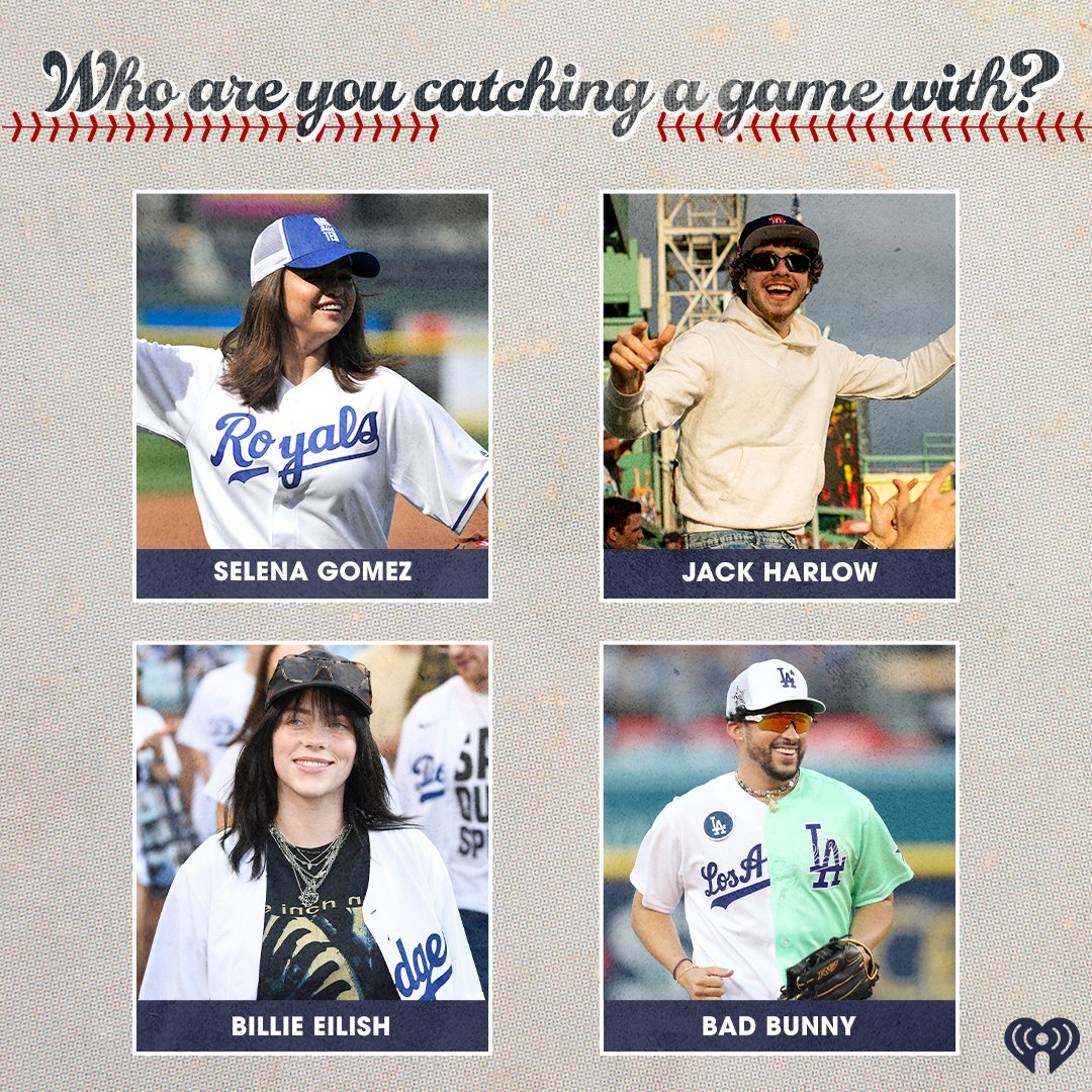iHeartRadio's tweet photo. Happy #BaseballFansDay!! Choose your date to the game!! 🤩⚾️❤️ https://t.co/jzdIUpjQOA