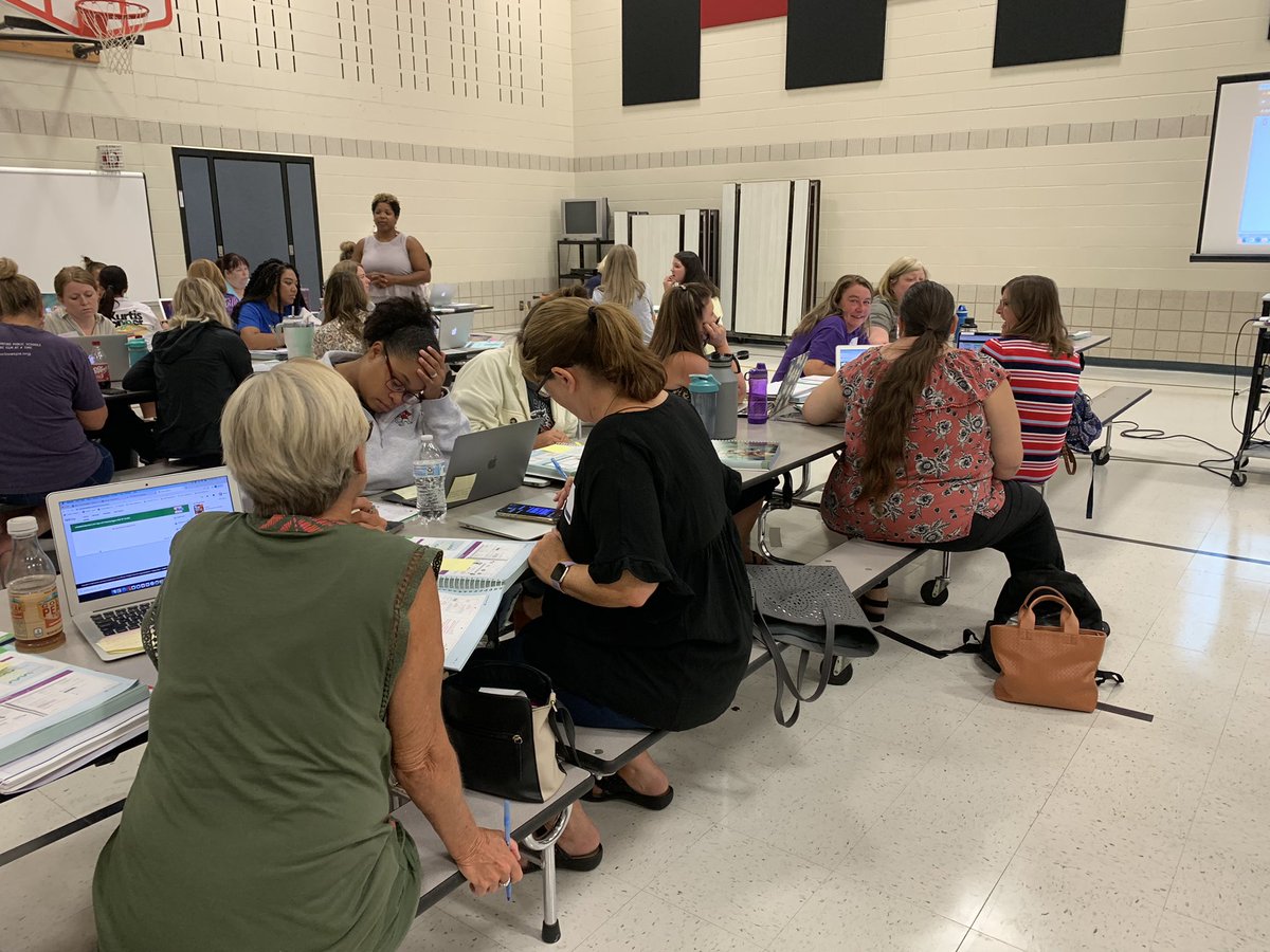 Day 2 of curriculum day with 2nd grade Ts! Lots of learning and collaborating happening around our newly adopted elementary math curriculum. #OPSProud #ForwardTogether