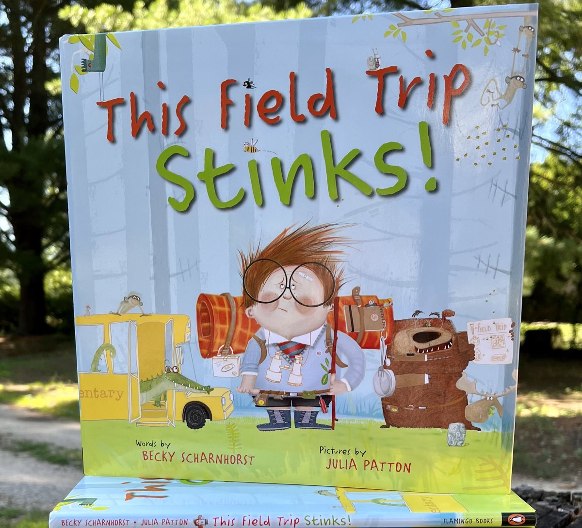 My author copies have arrived! To celebrate, I’m giving away 2 copies of THIS FIELD TRIP STINKS, illustrated by the extraordinary @julia_patton. Follow, like, and retweet to enter! #Giveaway ends on 8/17 at midnight. US only. Good luck!!!