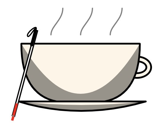 marconiusiii's tweet photo. On a whim, I was able to step back into my love of logo #design last night by creating this idea for my Clubhouse #BlindBarista persona. @ChanceyFleet I think coming up with personal logos would be a great project for the #SVG study group. #BlindDesign #BlindArt https://t.co/S7UetKNUwO