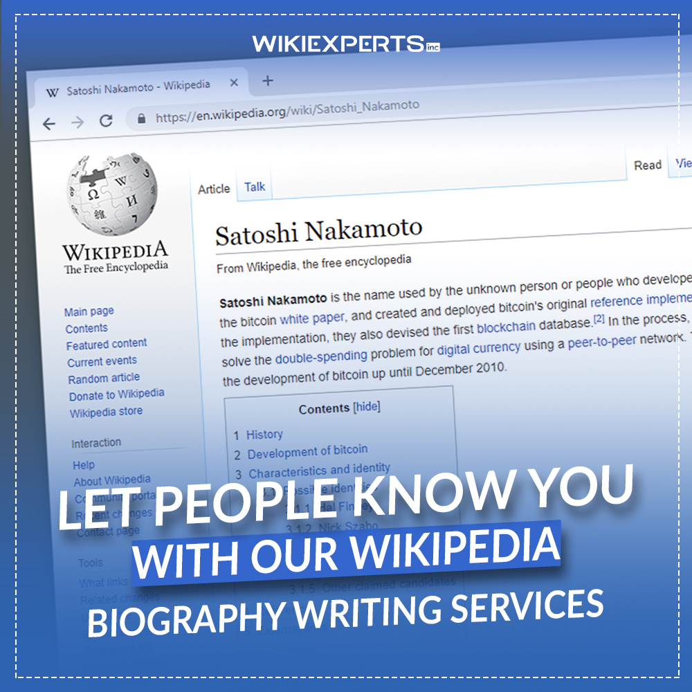 Wikiexpertsinc's tweet photo. If you want people to know about you more then get a Wikipedia profile for yourself now.
#wikipediawriting #wikipedia #wikipediaprofile #wikiwritingservice #wikiwriting #wikipediawritingservice https://t.co/rrFVd8UOW1
