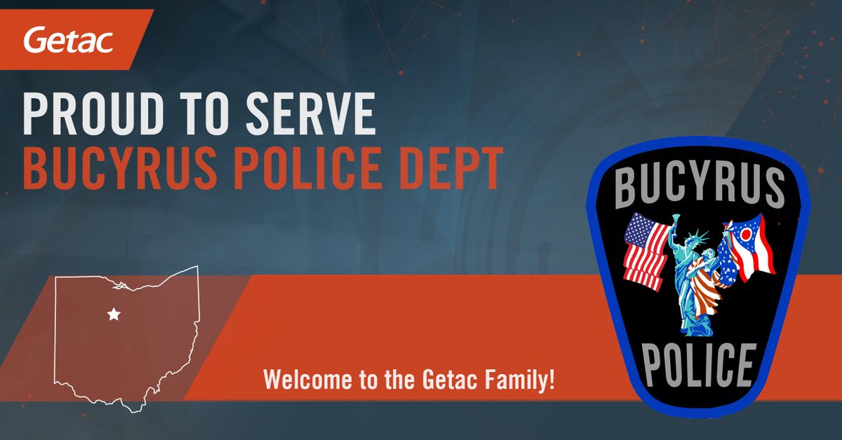GetacUS's tweet image. We are happy to have @GroveportPolice, @BucyrusPDOhio, @dunbarpolice, and @WilliamsPDaz as new members of the Getac Family. 
Getac is proud to keep your force #ConnectedAndProtected! 

getac.com