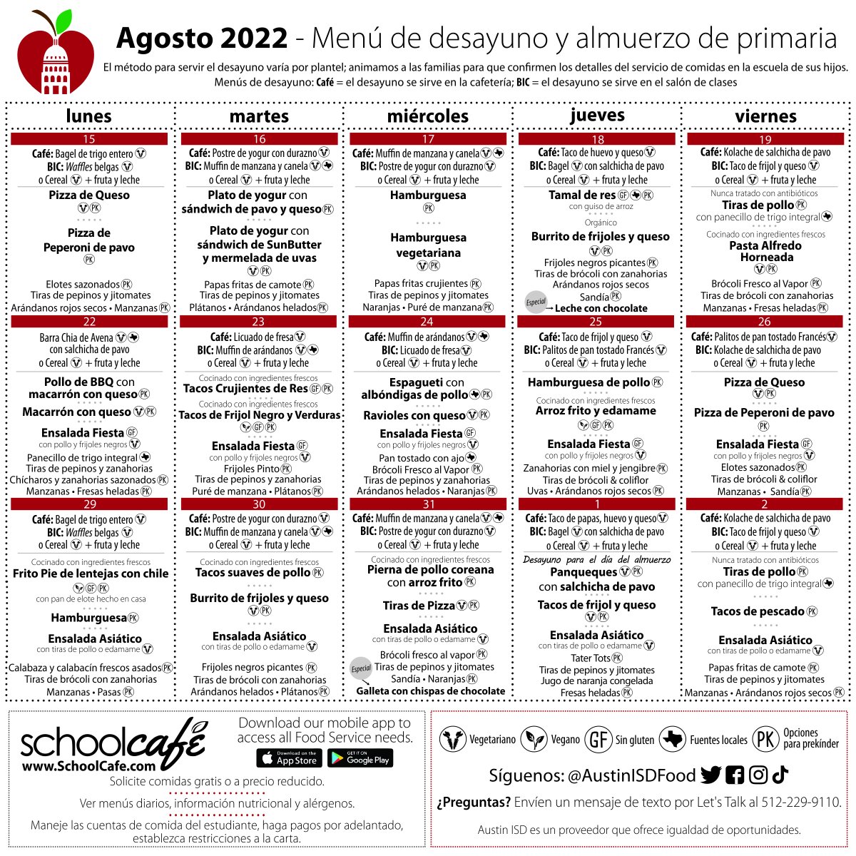 Austin ISD Food Service tweet media