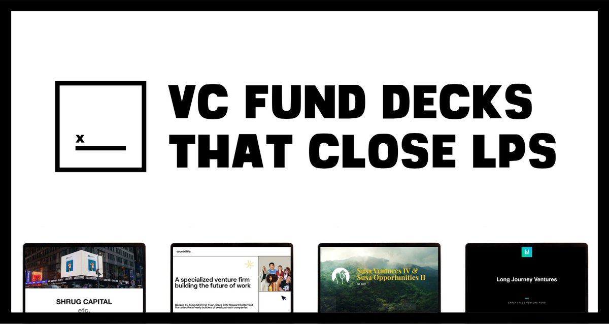 A deck template, tips, and best practices that successfully raised $500M+ from LPs - by Signature Block

buff.ly/3Pm2epY