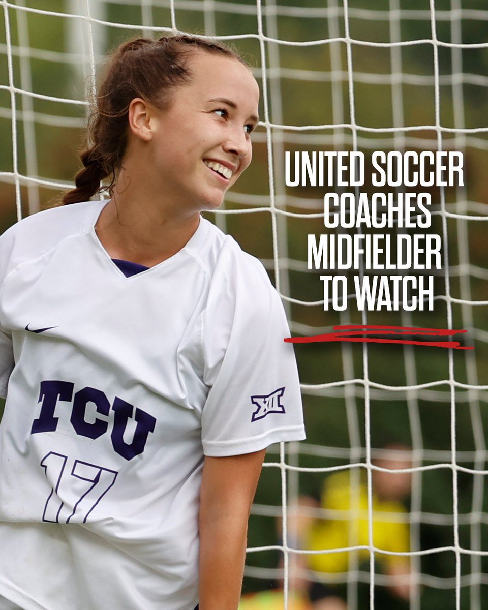 The second Frog to be named a <a href="/UnitedCoaches/">United Soccer Coaches</a> Player to Watch! 

Congratulations Gracie👏

#GoFrogs