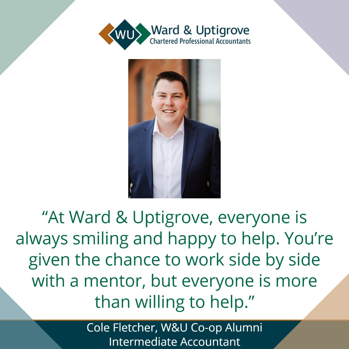 Ward_Uptigrove's tweet photo. Mentorship, a friendly atmosphere, co-op housing, and the feeling of overall support and comradery are just some of the reasons co-op students have returned, and even stayed on as full-time employees.
#LifeatWandU #SmallTownValues #DowntownExpertise #AccountingStudents https://t.co/yKK3OHiLRS