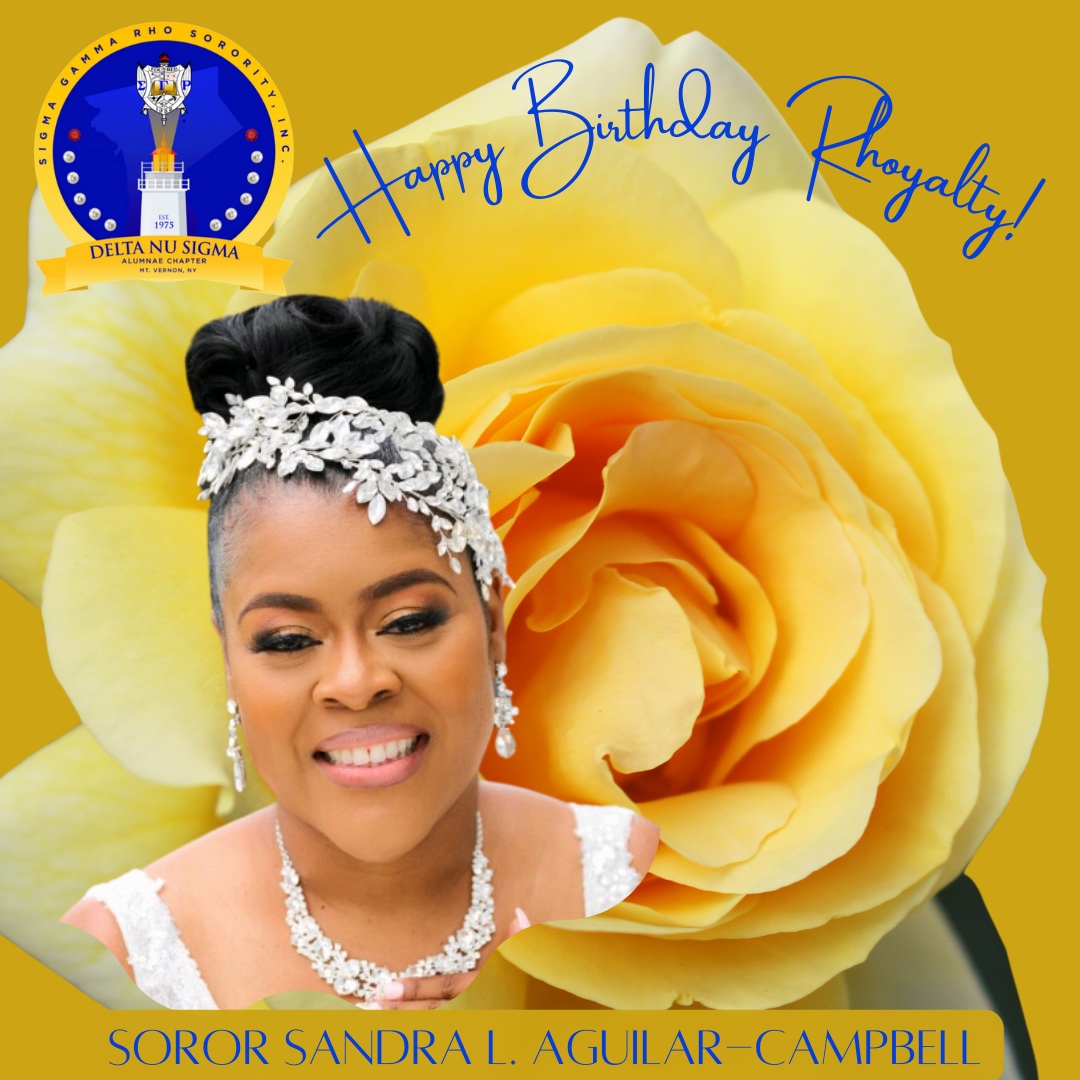 DeltaNuSigma's tweet image. Wishing our Dynamic Award Winning St. Jude Liaison Soror Aguilar-Campbell a wonderful birthday! #DynamicDNS #WestchesterSGRhos #SGRho100