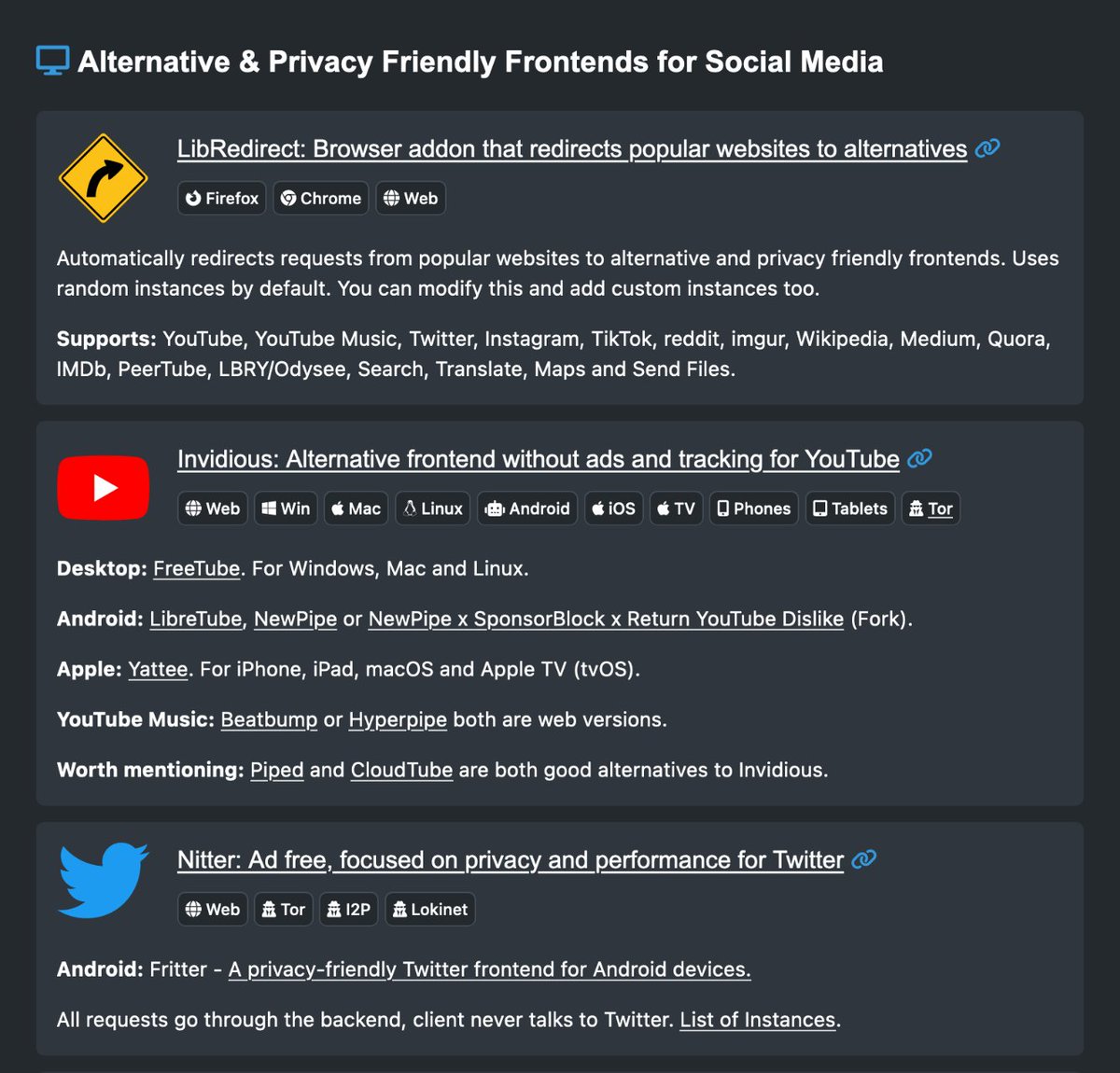 Piped: an open-source alternative frontend for