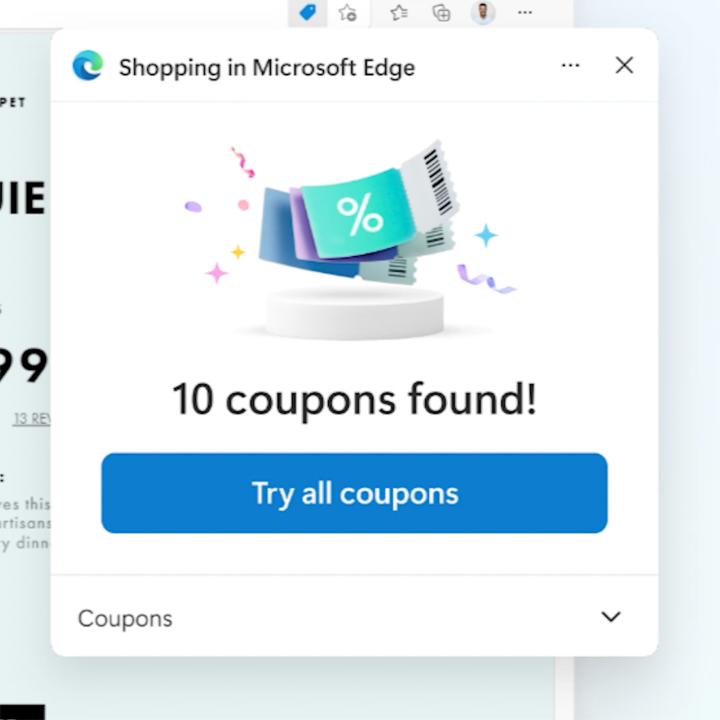 Microsoft Edge on Twitter "Who knew once you turn 25 you also turn into your couponclipping
