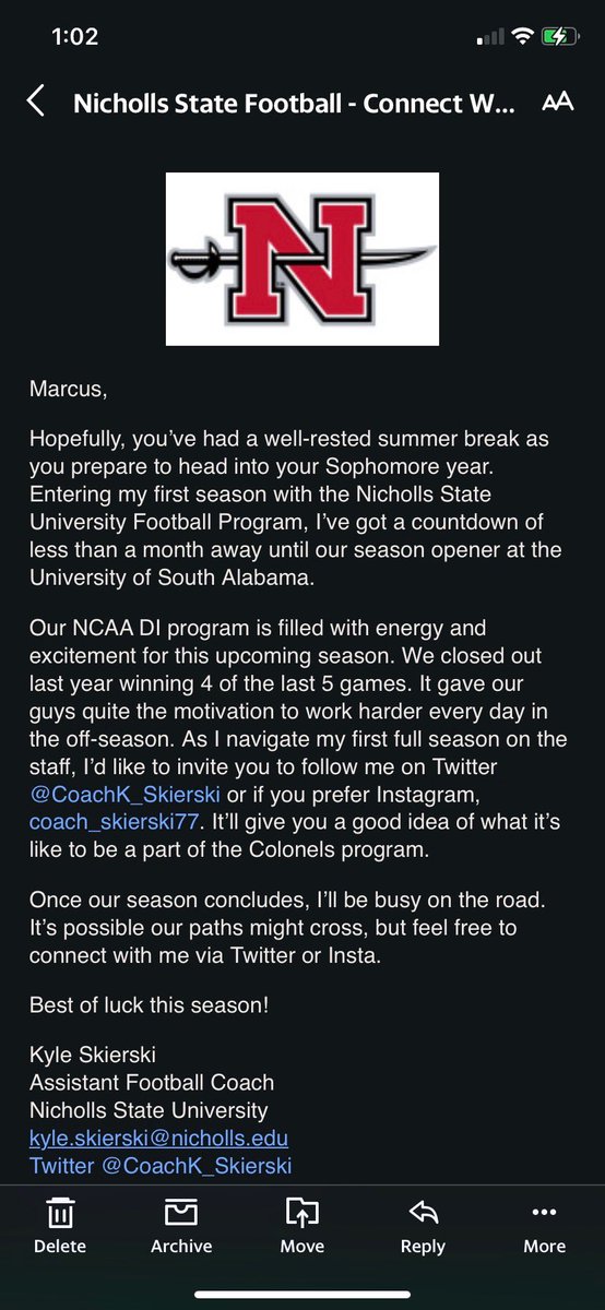 Thanks 🙏🏾 <a href="/CoachK_Skierski/">Kyle Skierski</a>  for reaching out. I’m so grateful for your words of encouragement. I couldn’t say thank you enough <a href="/247recruiting/">247Sports Recruiting</a> <a href="/EPHSRecruiting/">EPHSRecruitsFB</a> @PauldingFBall <a href="/cjhirsch4/">Chris Hirschfield</a>