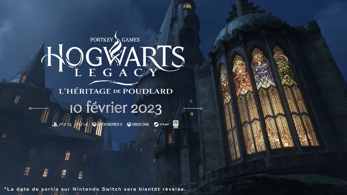 wbgamesfr's tweet photo. #HogwartsLegacy : L'Héritage de Poudlard sortira le 10 février 2023 sur PlayStation, Xbox et PC.

🪄  L'équipe est impatiente de vous voir jouer, mais nous avons besoin d'un peu plus de temps pour vous offrir la meilleure expérience de jeu possible. https://t.co/681AmGqUil