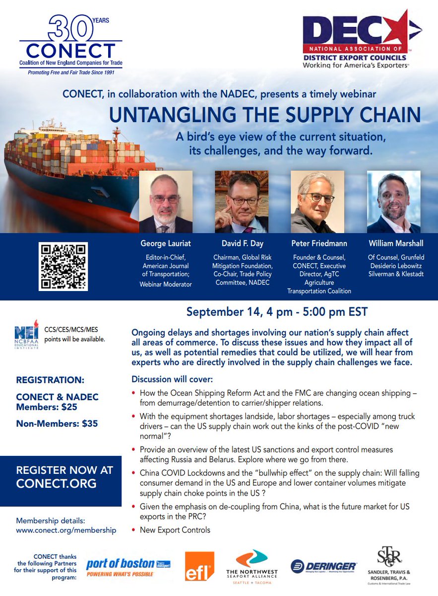 CONECTorg's tweet photo. Join us for our September 14th Webinar: Untangling the Supply Chain https://t.co/bJCDASAphr