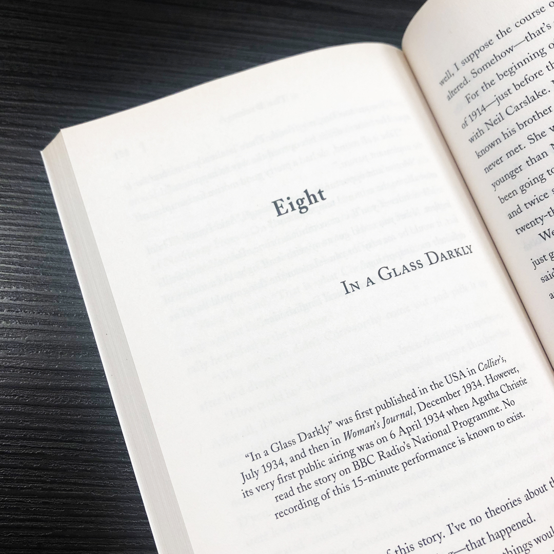 agathachristie's tweet photo. Or if you fancy some weekend listening 🎧 Agatha Christie's 'In A Glass Darkly' is playing on @BBCSounds. This haunting story will surprise you. https://t.co/ftcN7xGA6k https://t.co/4HJ69019dK