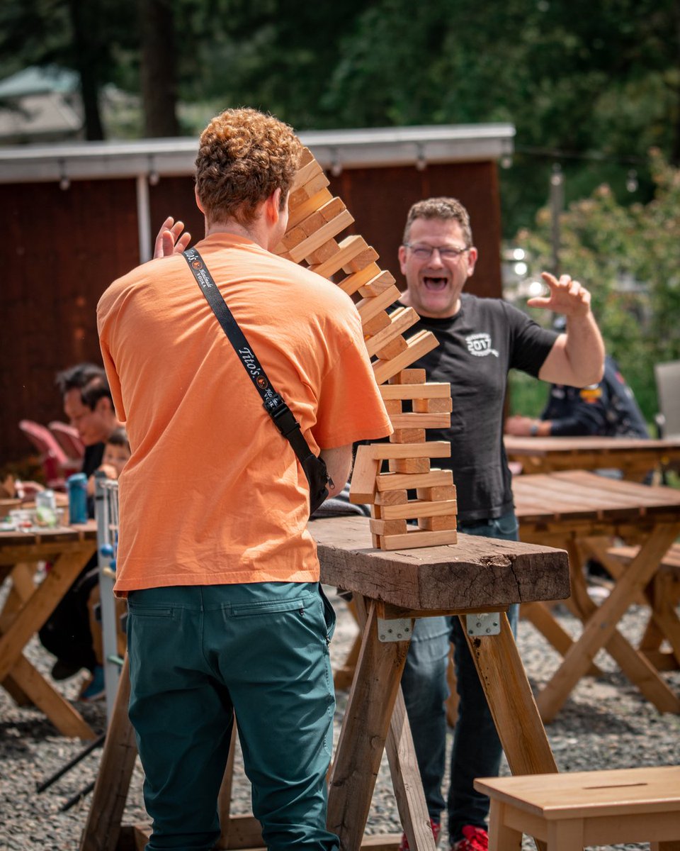 JunctionCider's tweet photo. Ready, aim, JENGA!

Our August Sunday Session (AUG 14) is almost upon us. Are you ready to challenge your friends and family to some epic Jenga tournaments while you enjoy cider in the orchard listening to some live music? 

Who will you challenge? 

Image: @KalenObrien https://t.co/WEi1yO4Wt5