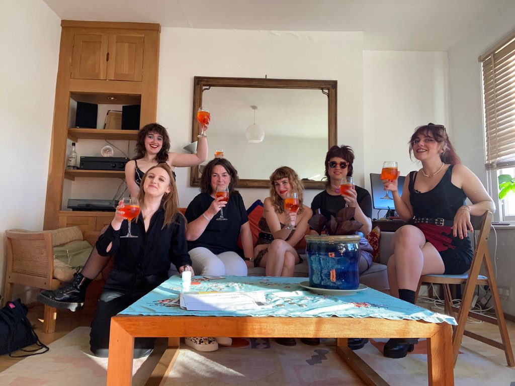 Thanks <a href="/RoadkillRecordz/">Roadkill Records</a> <a href="/JoshCooper1989/">Josh Cooper</a> for Sunday’s all day fest <a href="/VICTORIADALSTON/">The Victoria Dalston</a> we had a blast! Cheers @cpmusicfoto for the pics 🖤 stay tuned lads…more announcements coming 🍉☀️ ps sweet warm up drinks with Maeve’s fam <a href="/shel_feg/">Shelagh</a> &amp; <a href="/MadameMegHen/">Meg Henry</a> 💖