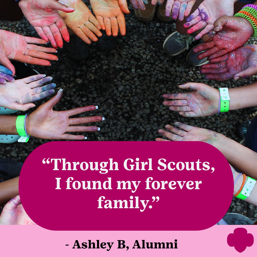 GS Central Maryland on Twitter "Girl scouts form a sisterhood that