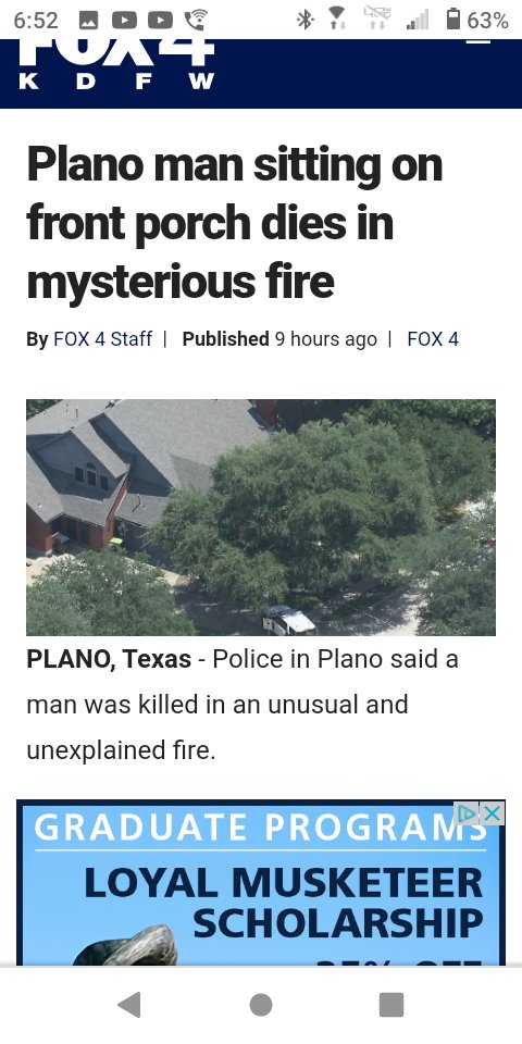 shieldss930's tweet image. Bullshit  news from Dallas. 
Dallas = 113 Not True= 113
Plano TX = 33 Porch = 33
DFW = 33 
Man blows up smoking a cigarette on his "Porch" in "Plano TX".
Man not named. No update as of today. It happened Aug 11 2022. Absolutely ridiculous