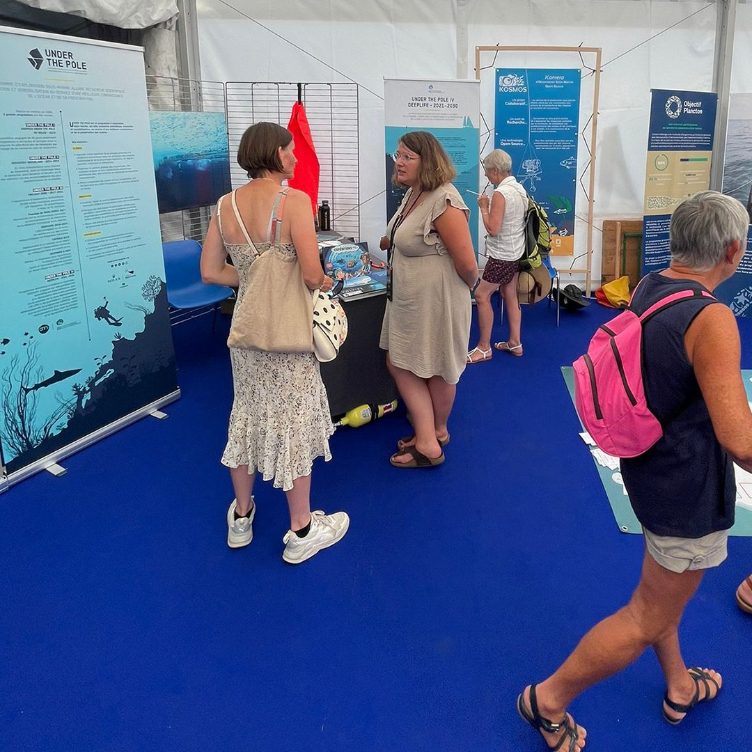 UnderThePole's tweet photo. 100ème festival des Filets Bleus de Concarneau, retrouvez UNDER THE POLE ce week-end au “Village de la mer” sur le stand d'Explore.
➡️ Ce samedi de 10h à 19h
➡️ Dimanche de 13h à 19h
➡️ Lundi de 10h à 19h
#Bretagne #Deeplife #Exploration #OceanScience #SaveOurOcean #Awarereness https://t.co/PnpqDW8dQQ