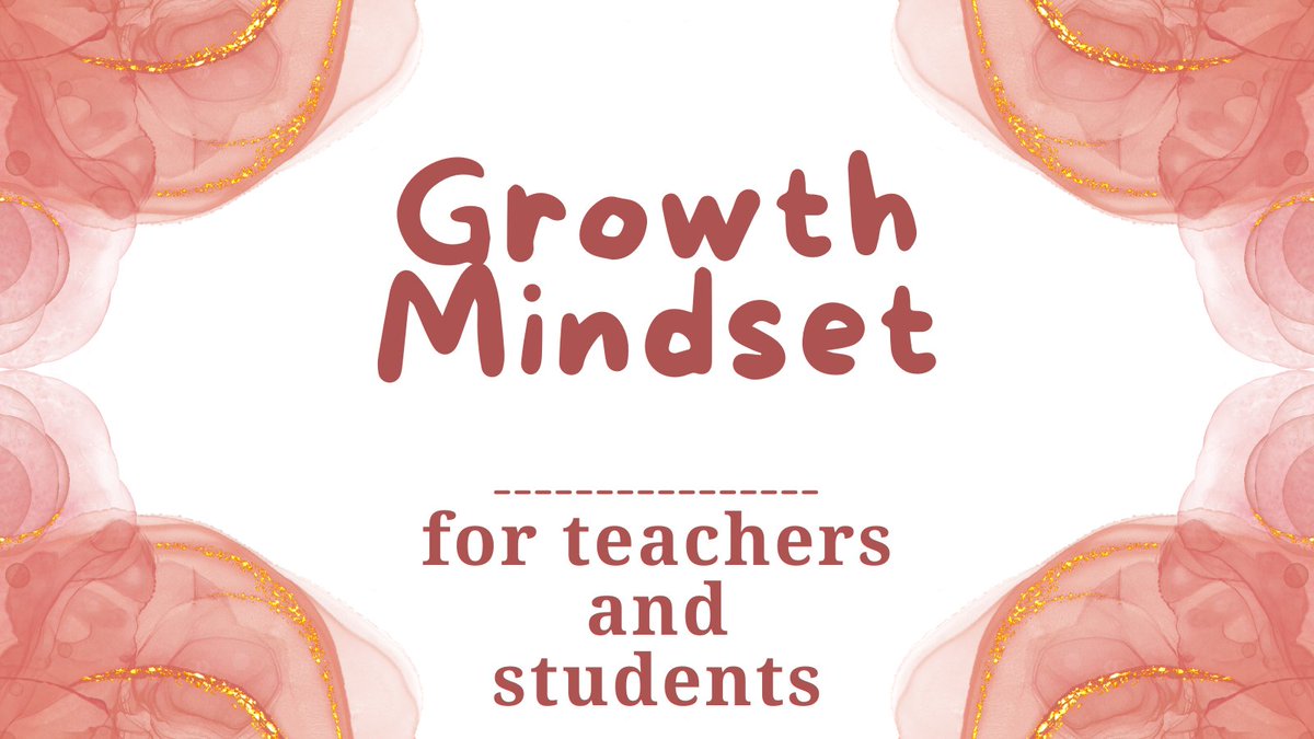 If I had to pick one trait that is essential to be a teacher it might be "Has a growth mindset." 

What advice would you give to teachers on what that means?
