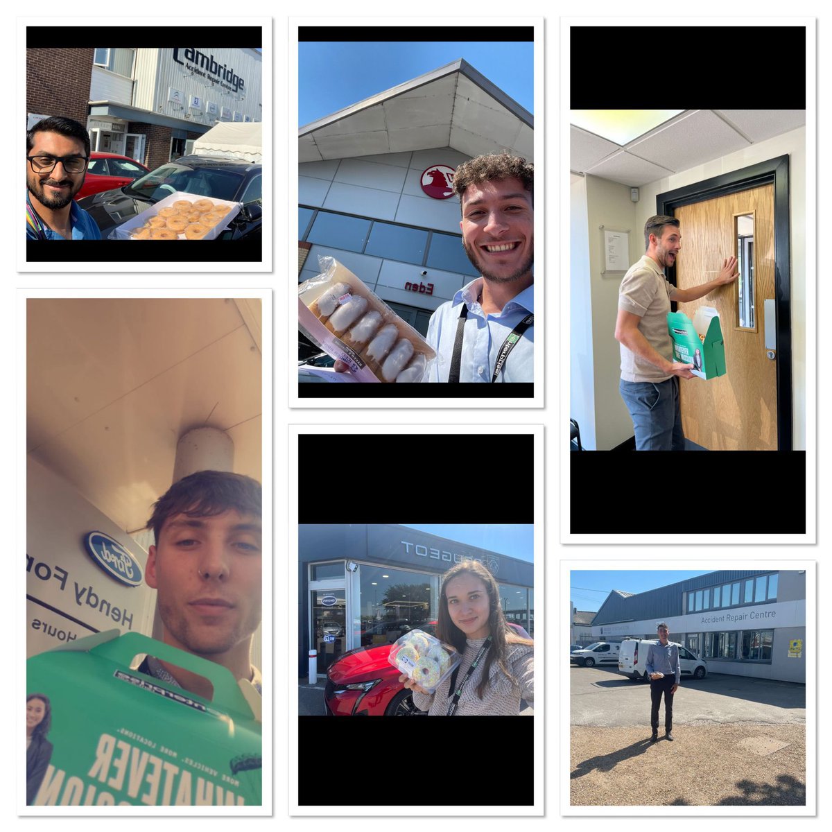 U2M out in the market place today, thanking some of our local business partners with doughnuts and ice creams!! 🍩🍦 <a href="/JamesSWU2/">James Goodall</a> &amp; <a href="/EracCymru/">Joe Walsh EHI</a> see you boys down here soon! 📈