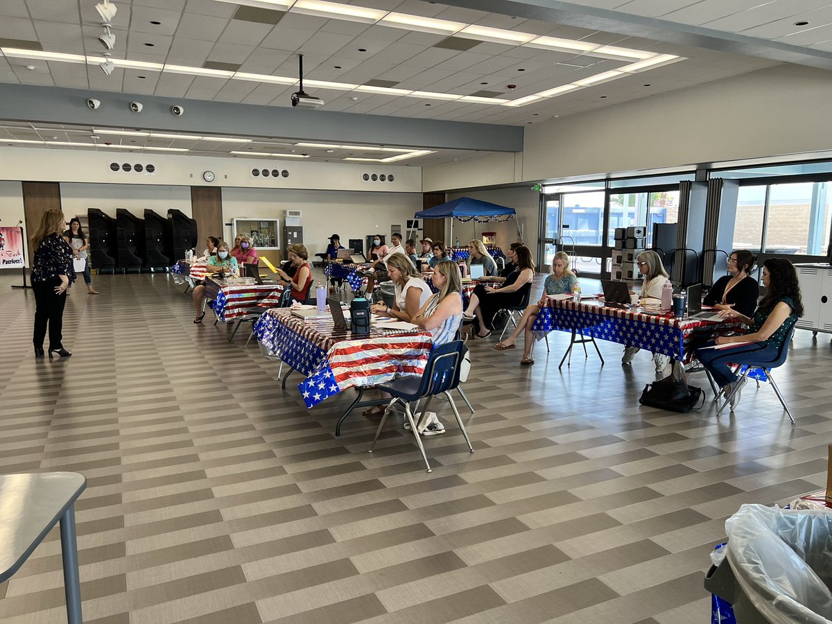 Mad_Patriots's tweet photo. Madison teachers getting ready for a great year of learning! #patriotPROUD https://t.co/pRwonFa3LJ