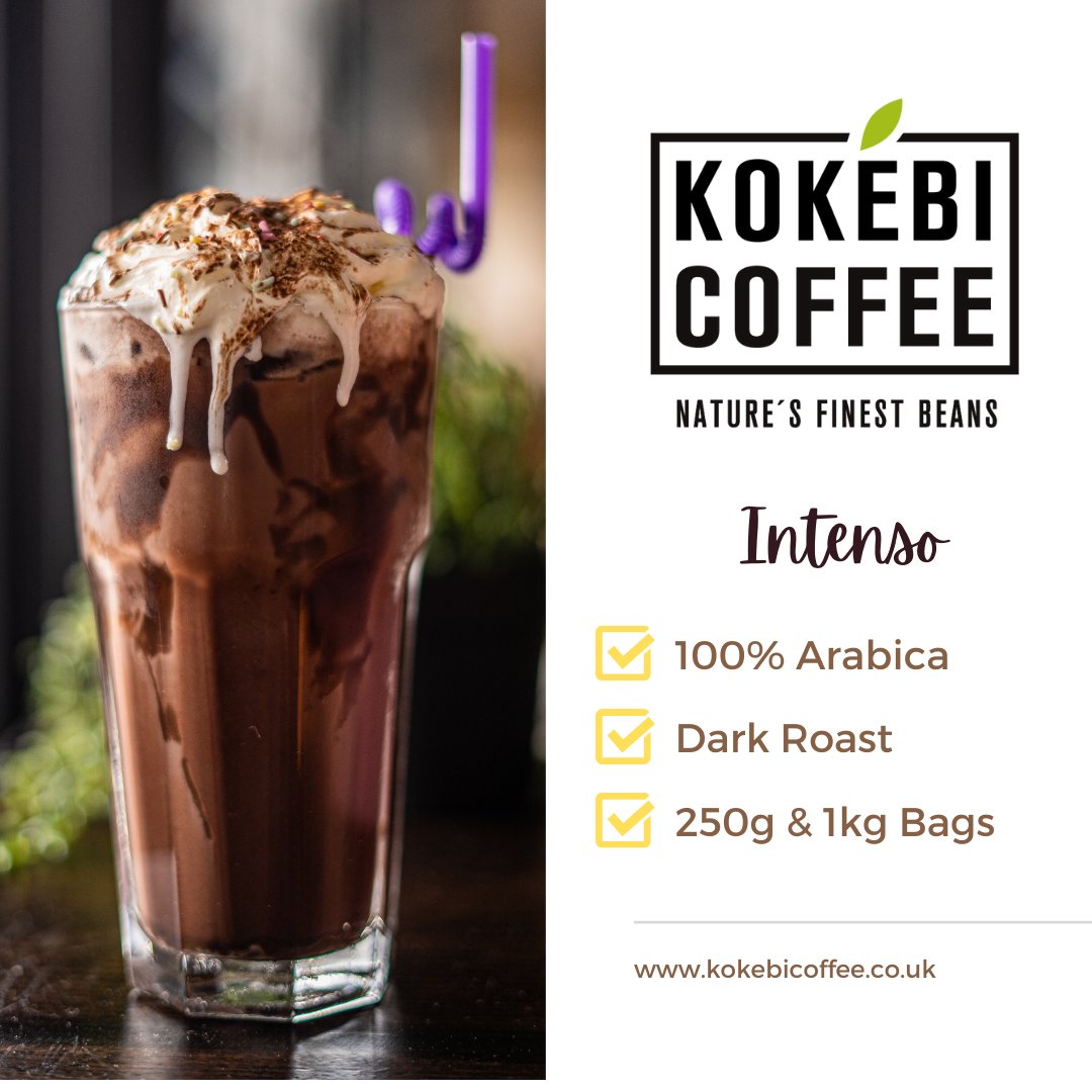 KokebiCoffee's tweet photo. In search of coffee beans with a creamy, rich flavour of dark chocolate for mixing into coolers and decadent treats? #Intenso 🍫
We have selected the finest Catimor and Typica coffee beans from Sumatra, which for any coffee lover will provide an unrivalled flavour experience. https://t.co/7WWI0RLevF