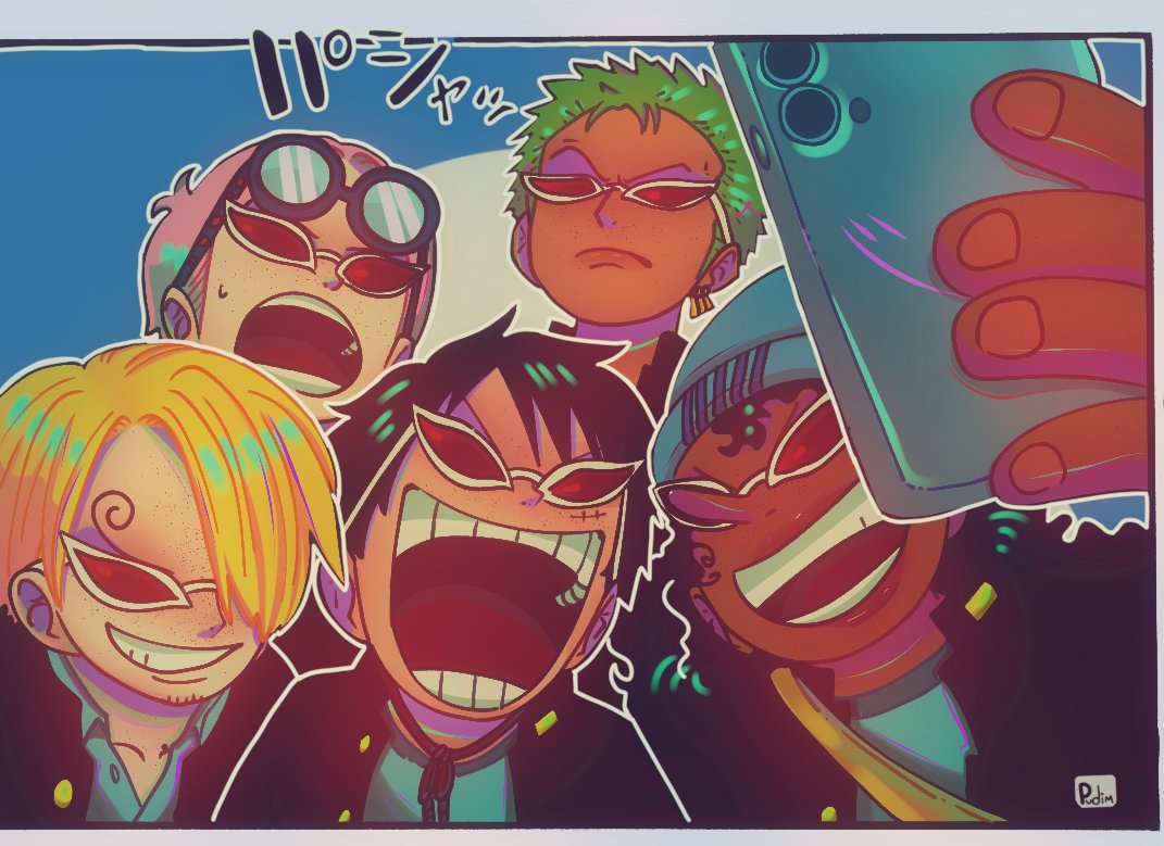 pudMlM's tweet photo. Coloring doffy's glasses #onepiece https://t.co/3lS21BszEu