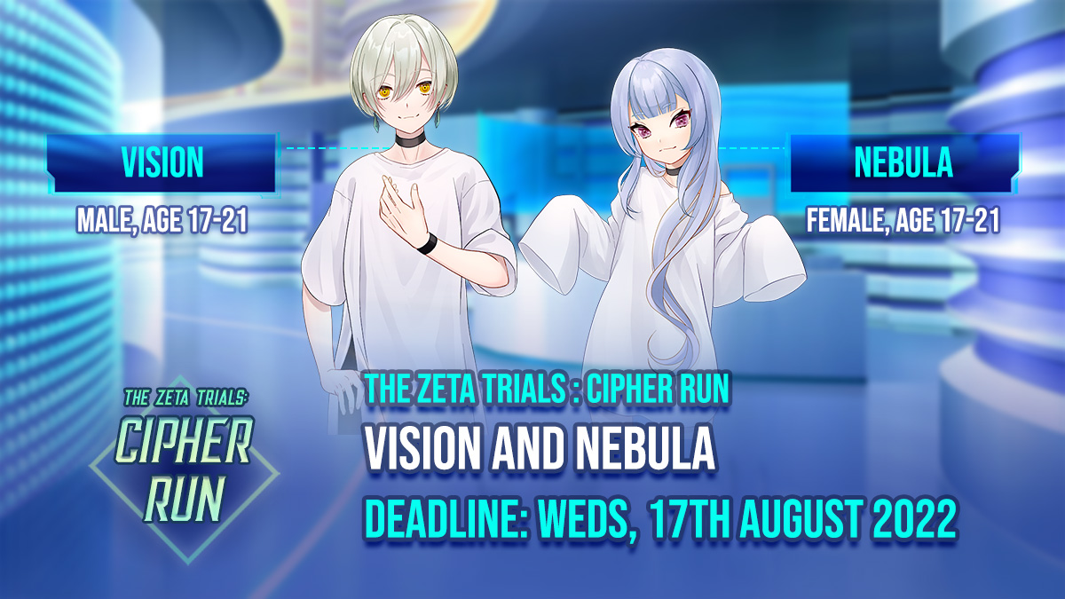 (PAID 1M/1F)

We're looking for VAs to voice the newest NPCs in "The Zeta Trials: Cipher Run".

Visit our website for audition sides and previews of our game -

mediasectors.com/zeta/vision-an…