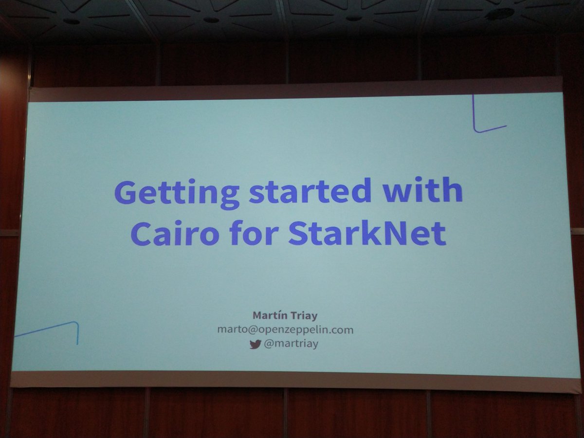 What are you doing after lunch at @ethlatam, anon? @martriay's masterclass on @CairoLang starts in 15 minutes on the workshop room. Bring your own computer and follow along!