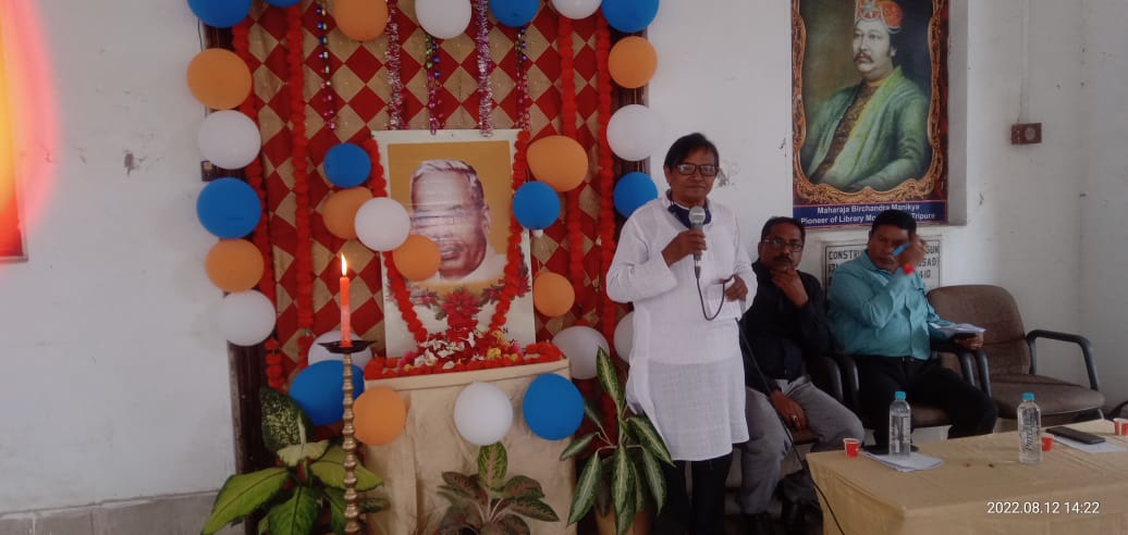 BirState's tweet photo. Program Name :- Observance of #NationalLibrariansDay , the Birthday of #DrSRRanganathan , The #FatherofLibraryScience in India. Dated :- 12/08/2022 , Time:- 1:30 pm.
Venue :- Bir Chandra State Central Library (BCSCL) , Agartala. https://t.co/CrPqKPAYyE