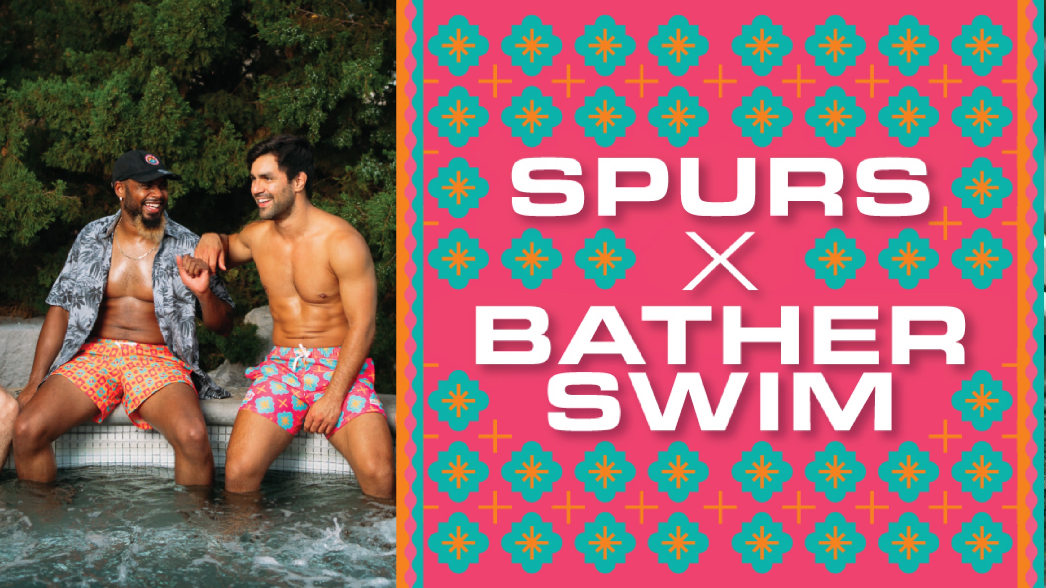 Spurs swimming shorts 2025