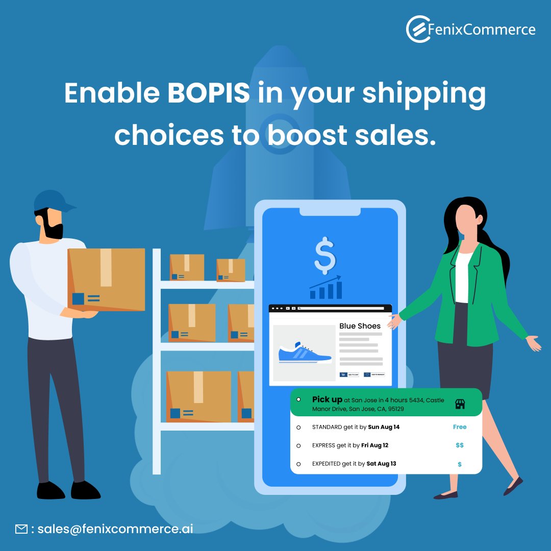 In order to offer seamless shopping experiences🛍️, almost all major brands now offer BOPIS.

Most consumers prefer to pick up their purchases locally and avoid paying shipping fees. 

bit.ly/3bOn0RI

#bopis #shipping #phyiscalstore #retailers #multipleshipping