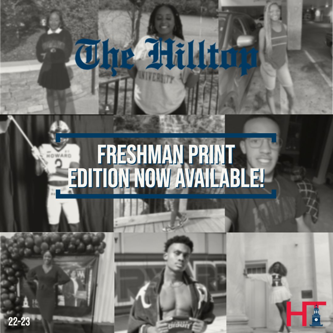 TheHilltopHU's tweet photo. The Hilltop is excited to welcome the incoming freshmen with our Freshman Print Edition! Now available in multiple locations around campus and the surrounding D.C. area! #HU26 #forzora https://t.co/8ng1SyB9vu