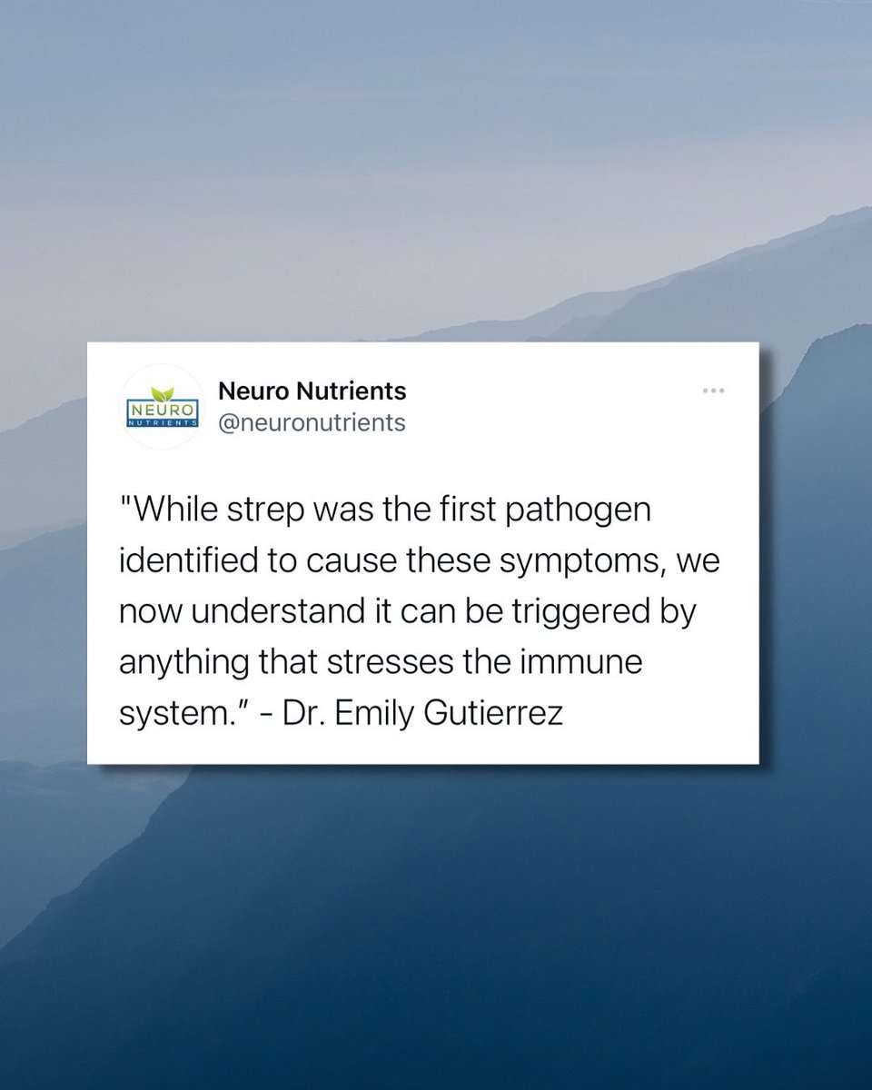 A quote from Dr. G's latest blog post, 'PANDAS and PANS - An Unexpected Twist'! Click the link below to learn more about the neuropsychiatric syndrome that often gets misdiagnosed. neuronutrients.com/blog/pandas-an…