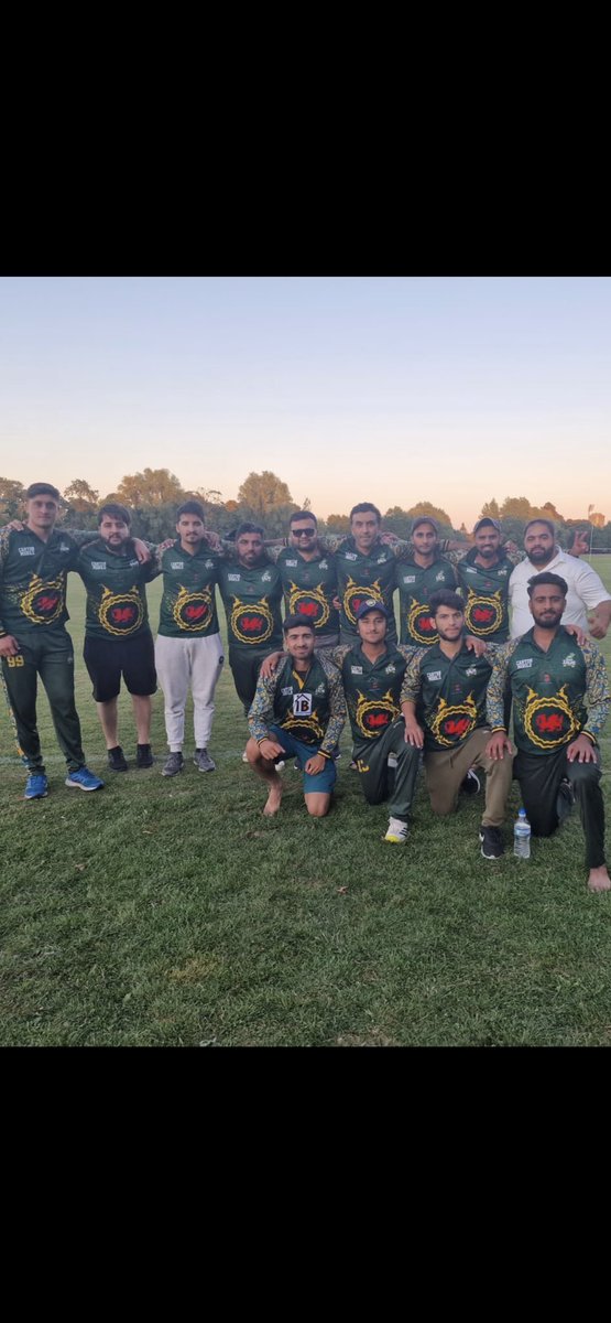 Congratulations to the mens in green who put in an outstanding performance over all this season and to finish on top of the league it’s an unbelievable effort 
Good luck everyone we wish you nothing but the best for next year #leaguewinner #zalmi  <a href="/CardiffMidweek/">Cardiff Midweek Cricket League</a> <a href="/globalzalmi/">Global Zalmi</a>