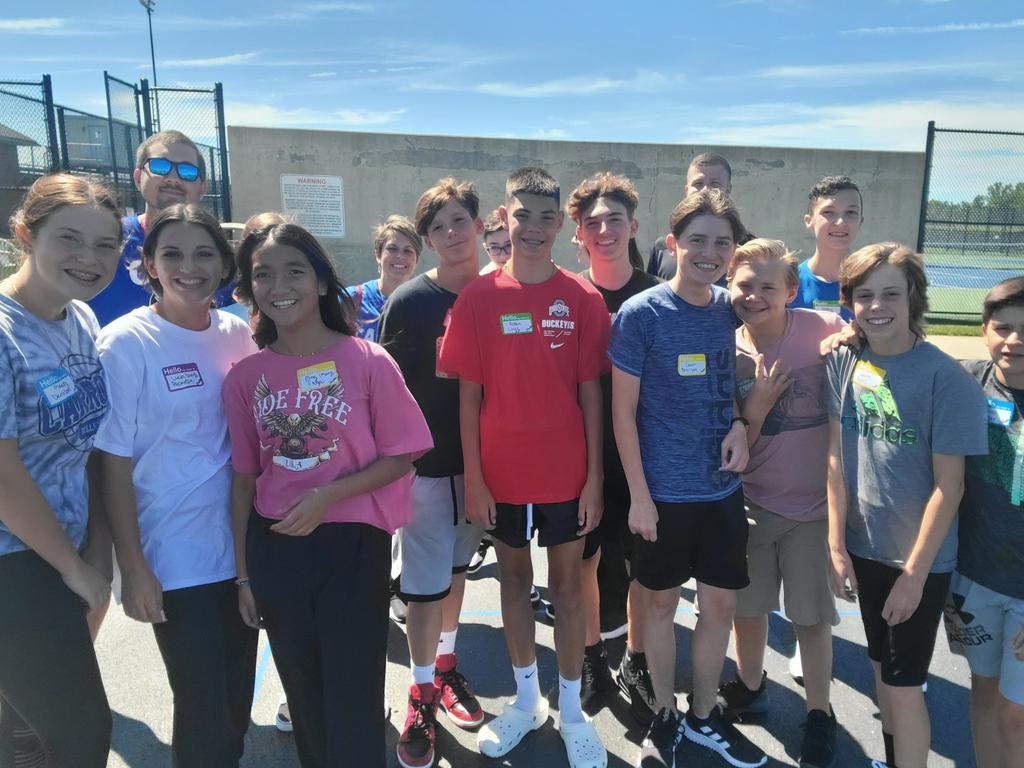 It's Charger Day at Carroll Middle School. This is Mrs. Shoda's 8th grade class. <a href="/school_carroll/">Carroll Middle School</a> #WeAreChargers #WeAreNACS