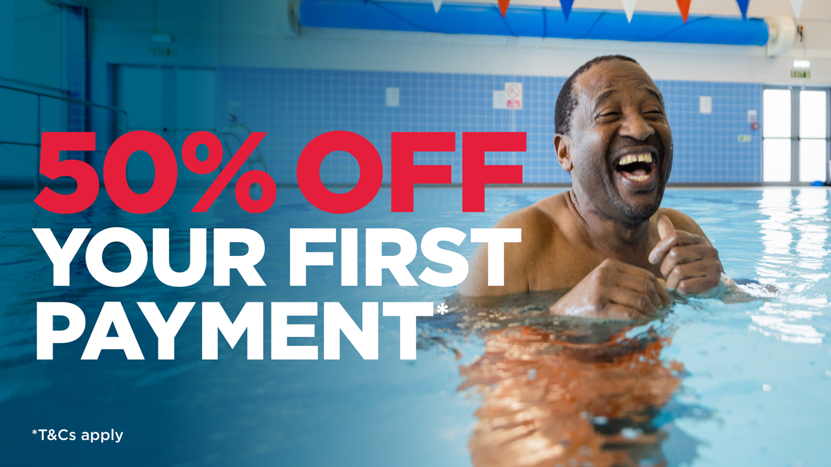 Get 50% off your initial payment! 💸
We’re giving you more bang for your buck this summer, join us before Tuesday 16th August and enjoy 50% off your first payment.

Take a look at our memberships and find the best fit for you: ow.ly/IY5I50KiJIb

#FindYourFusion #Offer