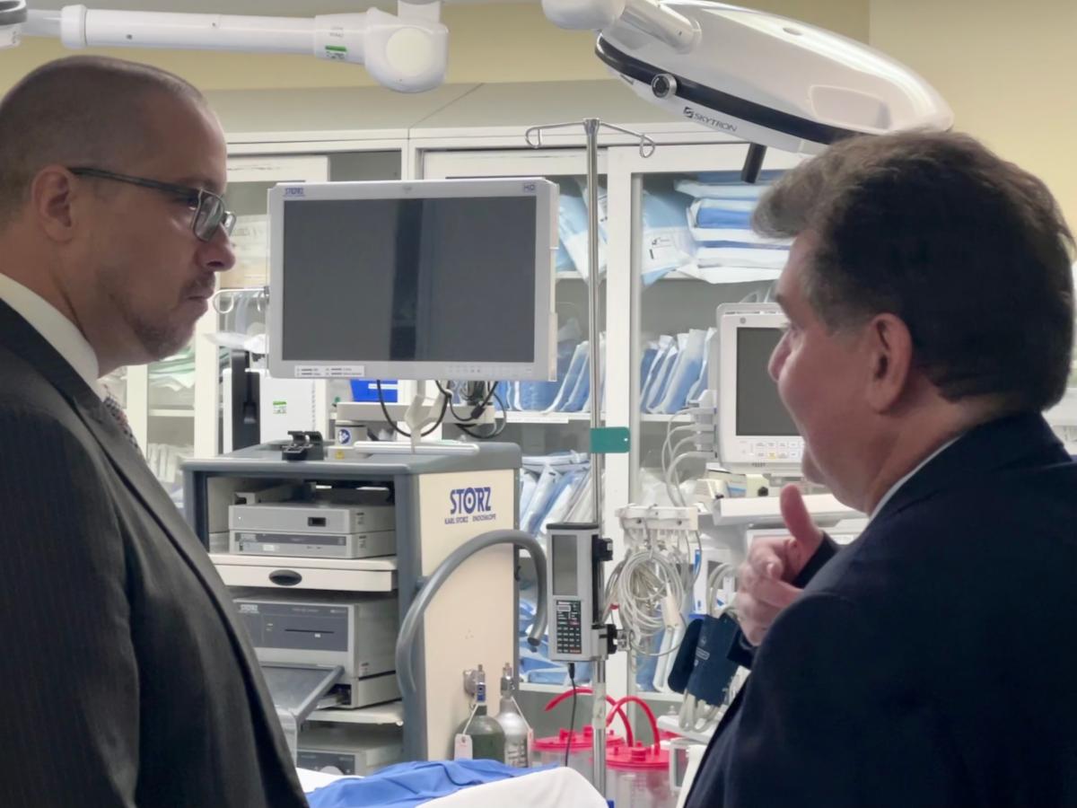 nysaascnewyork's tweet photo. Thursday afternoon we were honored to host NYS Senator Gustavo Rivera at East Side Endoscopy & Gramercy Surgery Center in Manhattan for tours and a formal presentation of the resolution naming August, Ambulatory Surgery Center Month in the state of NY. #NYSAASC #ASCMonth https://t.co/3sgqklVpKL
