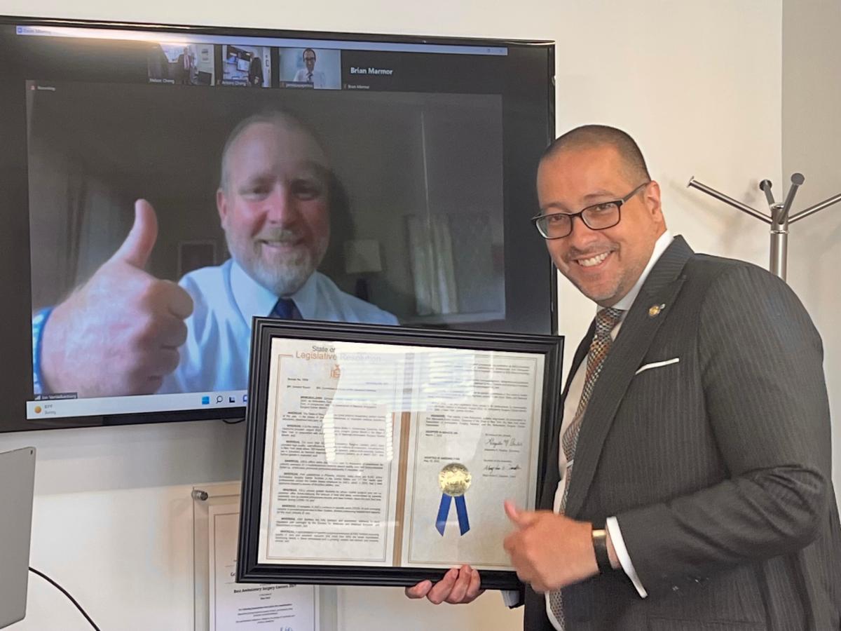 nysaascnewyork's tweet photo. Thursday afternoon we were honored to host NYS Senator Gustavo Rivera at East Side Endoscopy & Gramercy Surgery Center in Manhattan for tours and a formal presentation of the resolution naming August, Ambulatory Surgery Center Month in the state of NY. #NYSAASC #ASCMonth https://t.co/3sgqklVpKL