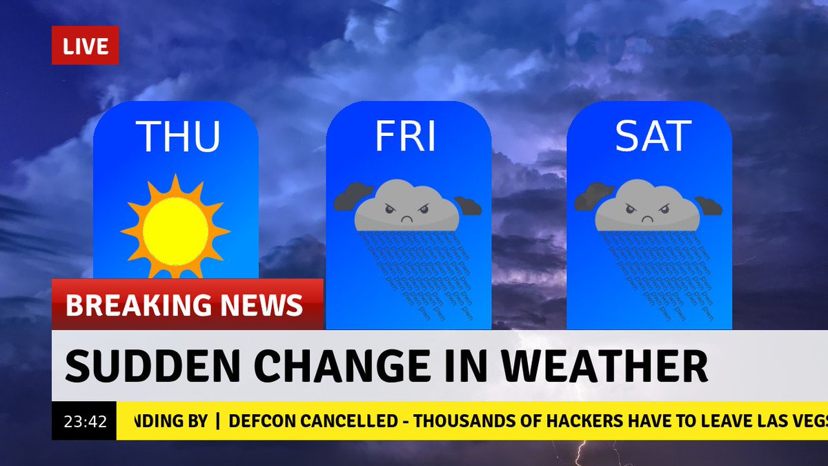 As some of you might have already noticed, we are back in #LasVegas for the #DEFCON30 finals and we would like to apologize for any inconvenience that this may have caused.