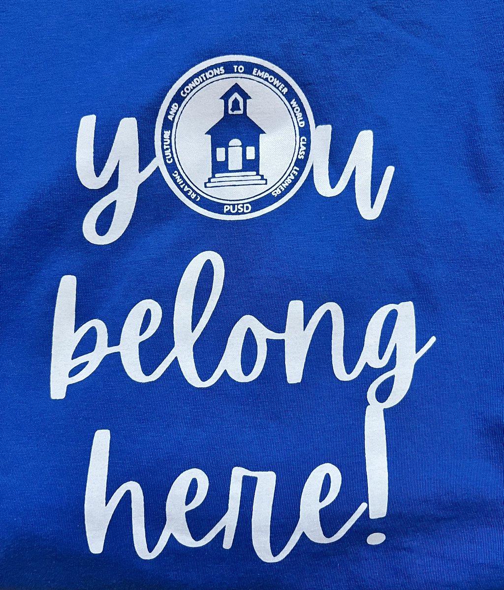 TiffanyKing81's tweet photo. You Belong Here! Our @PowayUnified Special Education Team welcomed 77  new Special Educators to the family this morning. Excited to welcome more of our amazing students back to school next week! 💙 https://t.co/B6ikaRkz2K